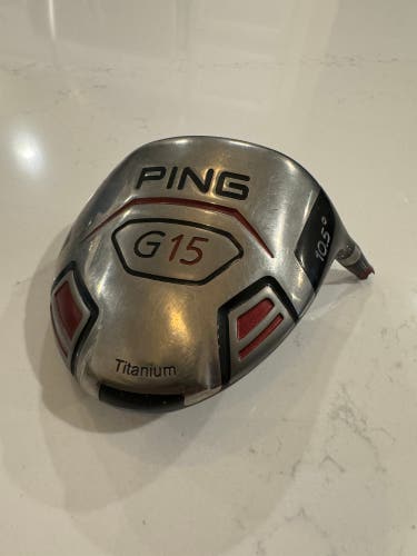 Ping G15 10.5 Loft Right Handed Driver Head and Head Cover Only