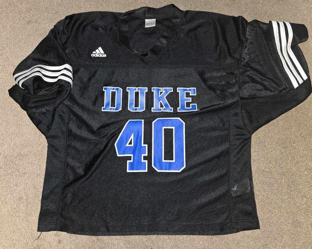 Duke Blue Devils adidas Lacrosse Jersey Medium