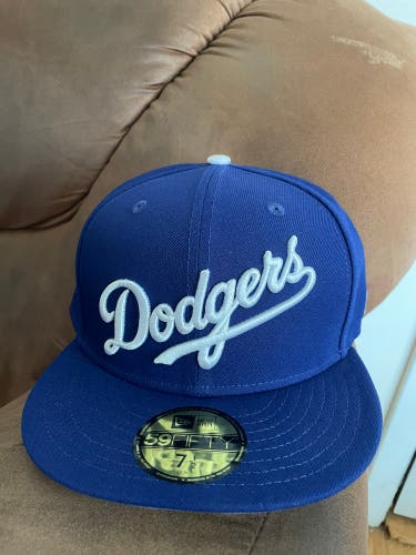 Los Angeles Dodgers New Era MLB Fitted Hat 7 1/2