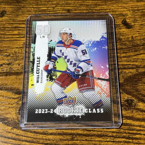 Will Cuylle New York Rangers 2023-24 NHL Upper Deck Series 2 Rookie Class #RC-16