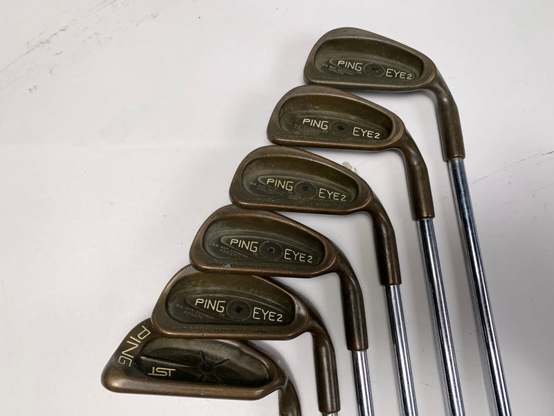 Ping Eye 2 Beryllium Copper Iron Set 5-9+LW Black Dot Regular Steel Mens RH