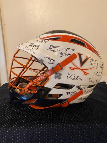 UVA Signed Lacrosse helmet