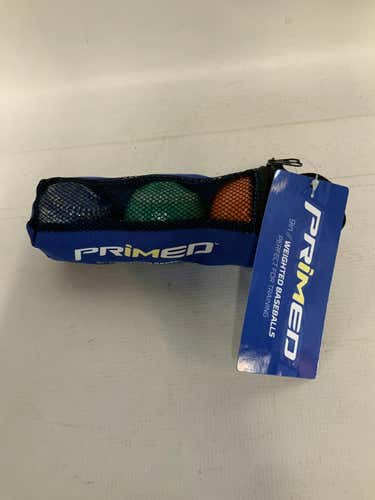 Used Primed 9in Weighted Balls Baseball And Softball Training Aids