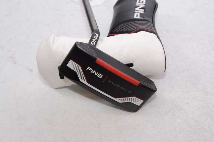 LEFT HANDED Ping Kushin 4 2021 35" Putter Strong Arc Steel #174319