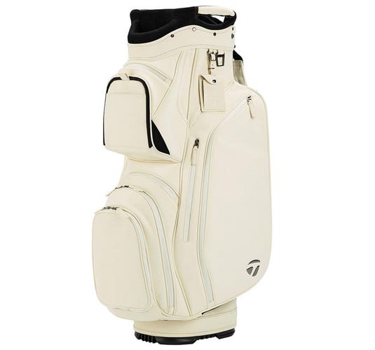 NEW 2024 TaylorMade Signature Ivory 14-Way Golf Cart Bag