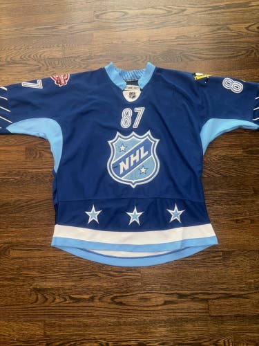 2011 NHL All Star Sidney Crosby Authentic Reebok Hockey Jersey Size 52