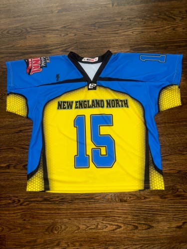 *RARE* Brine National Lacrosse Classic- New England North Adult XL Jersey #15