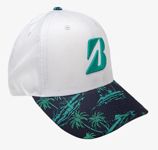 NEW Bridgestone Hawaiian Aqua Adjustable Golf Hat/Cap