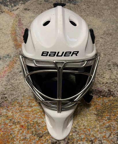 Used Senior Bauer NME 5 Goalie Mask
