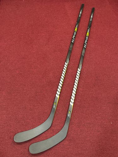 New 2 Pack Warrior Right Handed W05 75 Flex Pro Stock Alpha DX Pro Team Hockey Sticks Item#PSJK5RG