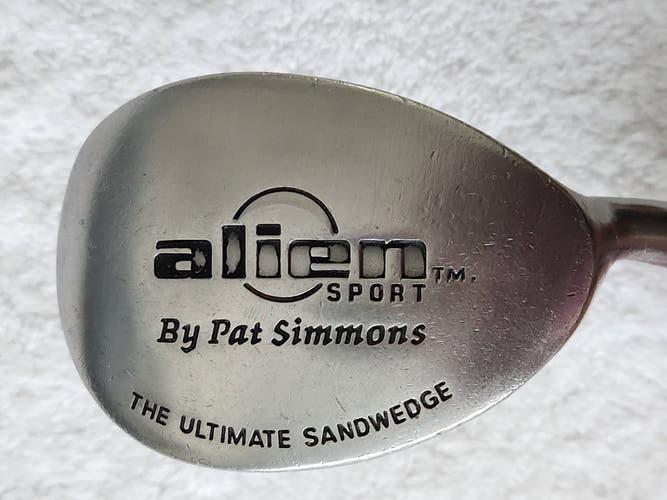 Used Alien Pat Simmons Ultimate Sand Wedge RH; Steel Shaft