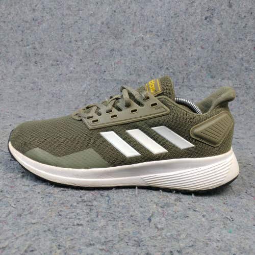 Adidas Duramo 9 Mens Size 6.5 Running Shoes Low Top Sneakers Green EG2531