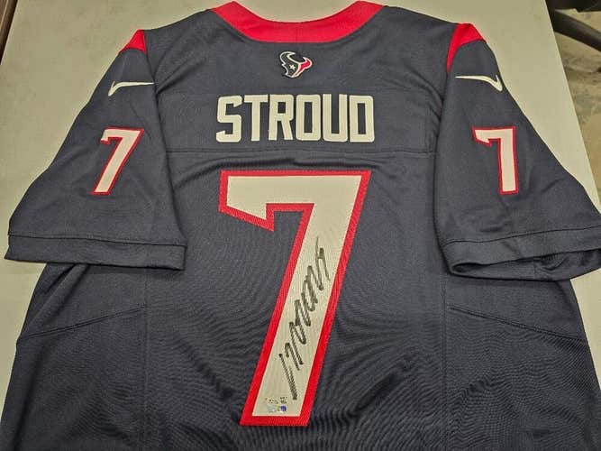 Houston Texans CJ STROUD Signed Auto Autograph Limited Football JERSEY Fanatics