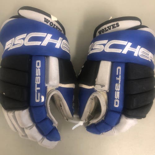 Fischer 14” CT850 Wolves hockey gloves