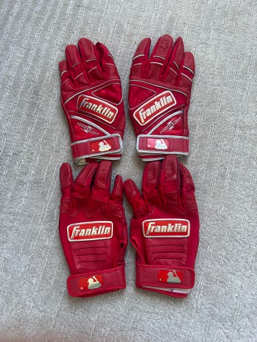 Franklin CFX PRO Batting Gloves and Franklin Powerstrap Batting Gloves Combo