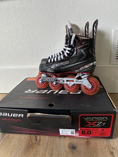 Used Bauer Vapor X2.7R Inline Skates Regular Width Size 6