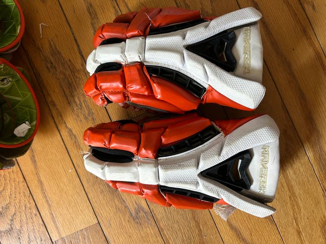 Used Game Worn Maverik 13" Rome Lacrosse Gloves