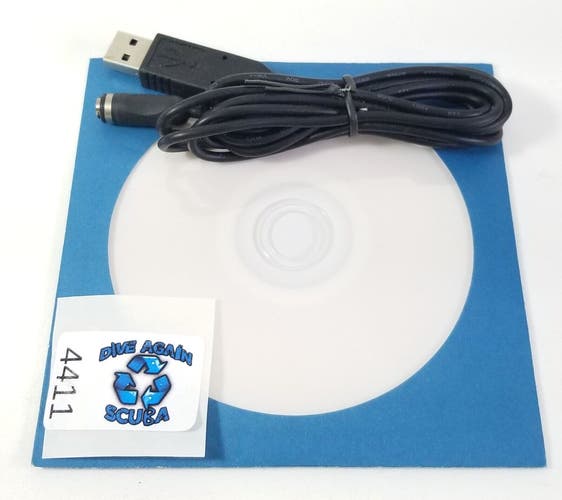 Oceanic DC V4 for: OCS, OCI, F11 Dive Computer Data Download Interface Cable USB