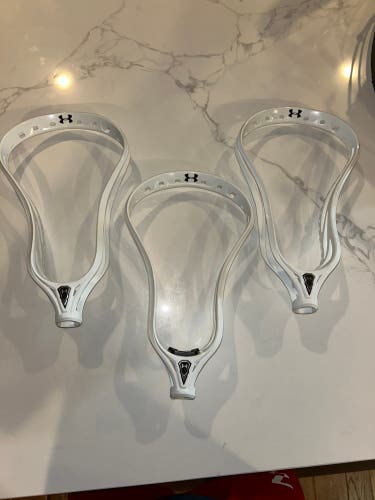 3 Under Armour Command Low Lacrosse Heads