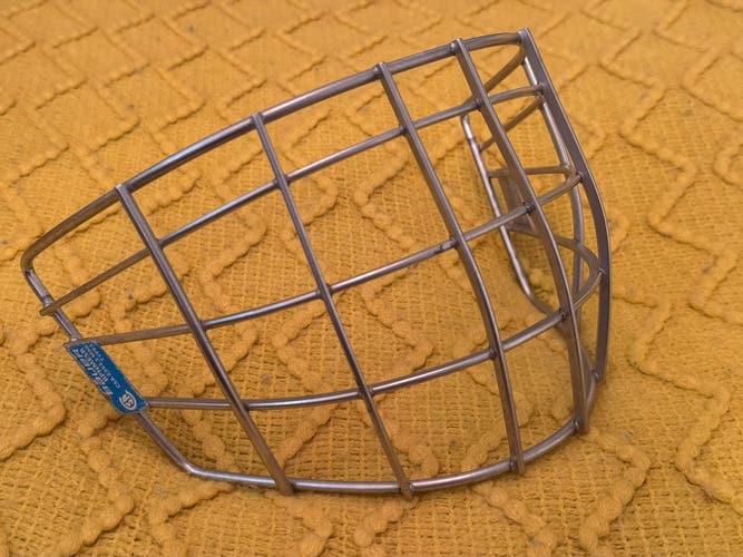 Coveted Or Bauer NME Goalie mask Flat Bar Cage