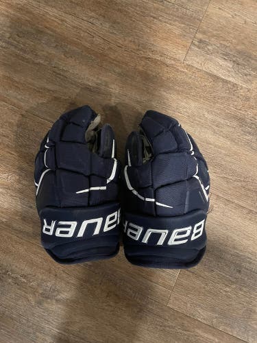 Used  Bauer 14"  Supreme Ultrasonic Gloves