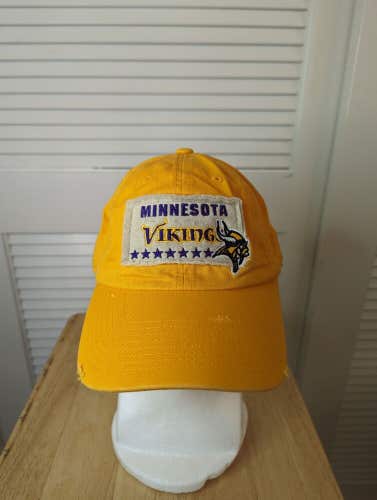 Minnesota Vikings Yellow Strapback Hat NFL