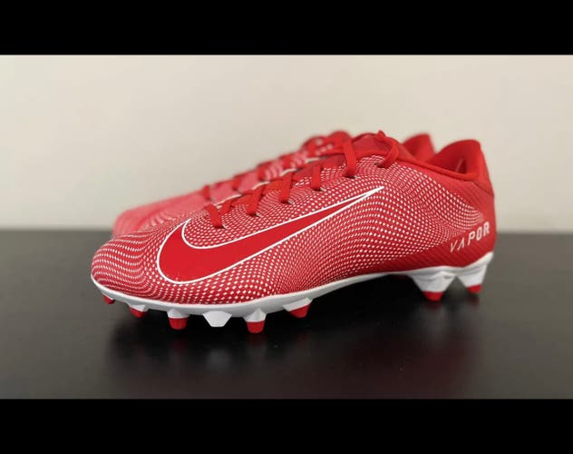 Size 12 Nike Vapor Edge Team Football Cleats University Red CZ2606-600