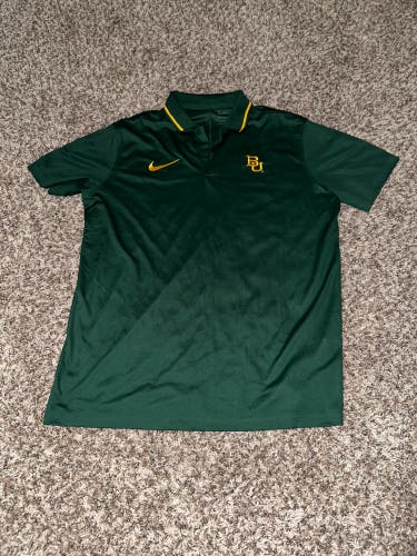 Team Issued Baylor Nike Dri-Fit Polo