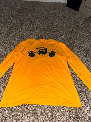 Team Issued Baylor Nike Dri-Fit Workout Shirt