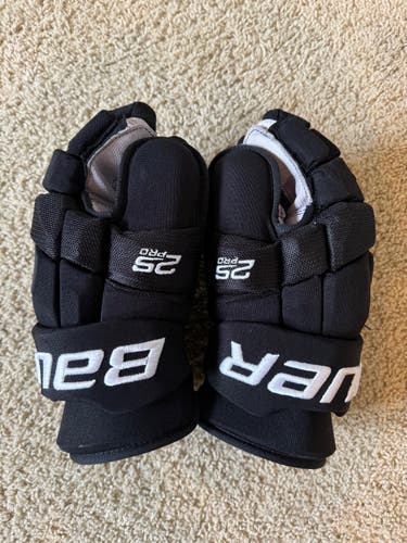 Used Bauer Supreme 2S Pro Gloves 14" Pro Stock