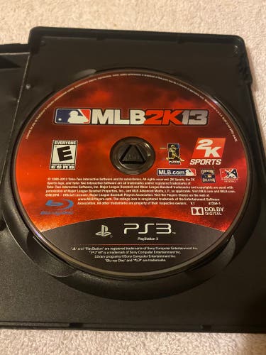 2k Sports MLB 2k13 PS3 Baseball Video Game