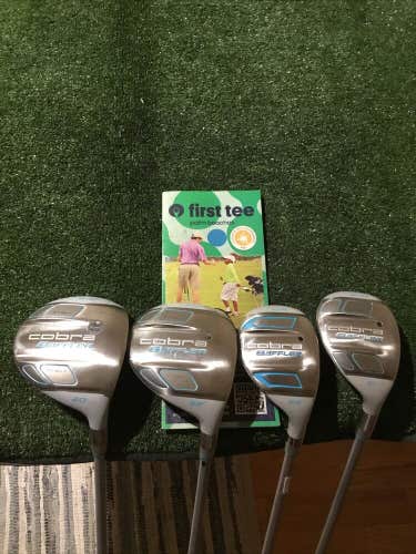 Cobra Ladies Baffler T-Rail+ 5-7 Woods & 4-6 Hybrids Set Graphite