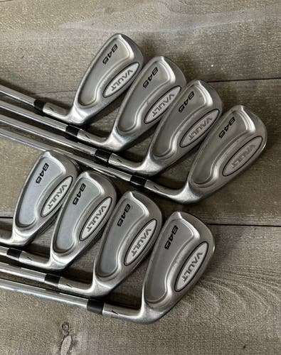 Tommy Armour 845 Vault Iron Set 3-PW Steel Tour Regular Flex Right Handed