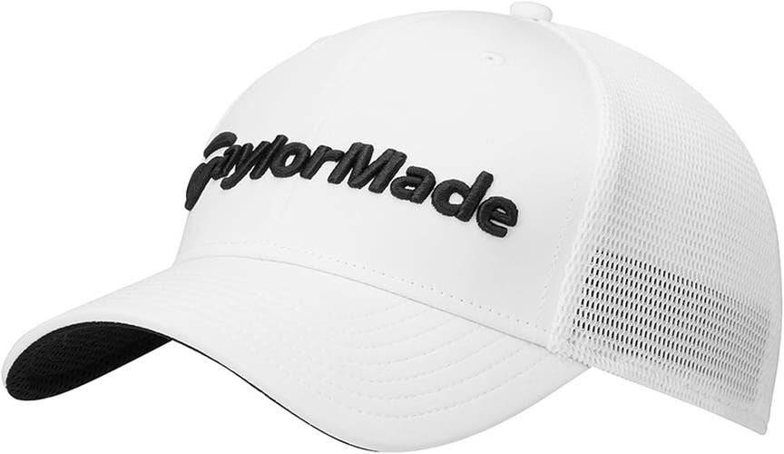 NEW 2024 TaylorMade Cage White Fitted Small/Medium Golf Hat/Cap