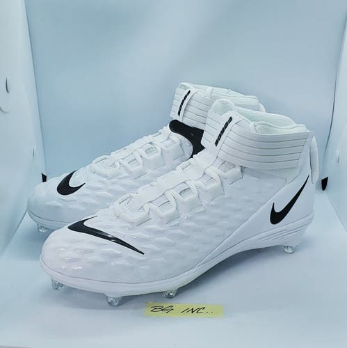 NEW Nike Force Savage Pro 2 Detachable Football Cleats White BV3981-100 Size 12