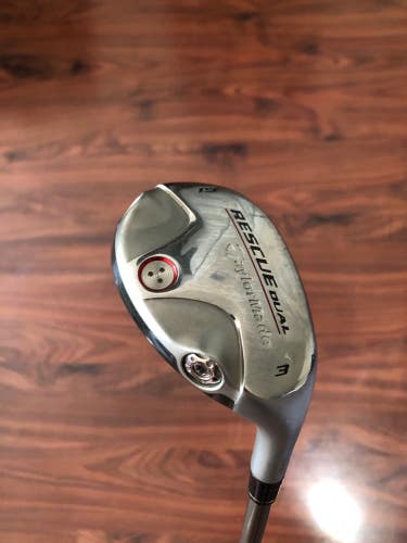 Used Men's TaylorMade Rescue Dual Hybrid Right Handed Senior Flex 3H