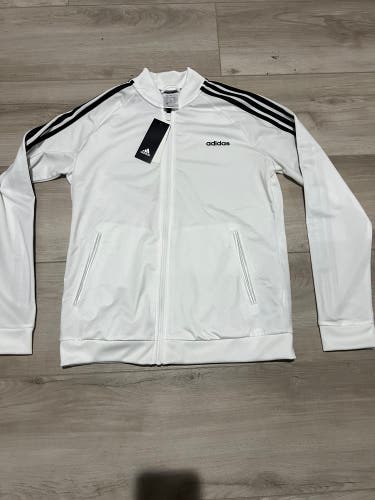 Adidas soccer full zip jacket size large