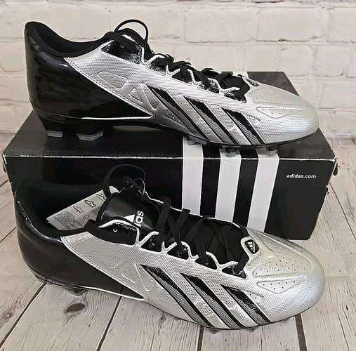Adidas G67026 FilthyQuick Men's Football Cleats Platinum Black Noir US 12.5