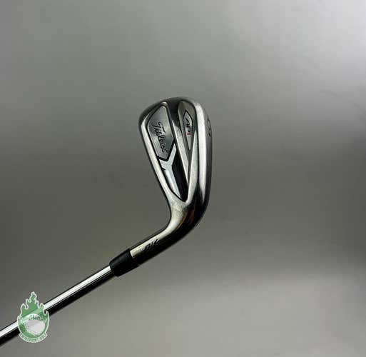 Used Right Handed Titleist 718 AP1 5 Iron AMT Black S300 Stiff Steel Golf Club