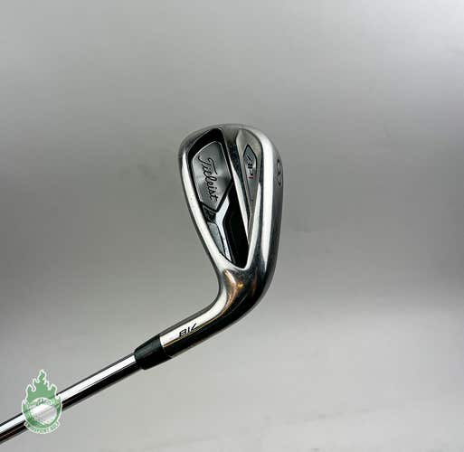 Used Right Handed Titleist 718 AP1 8 Iron AMT Black S300 Stiff Steel Golf Club