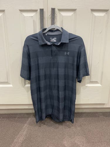 Grey Medium Under Armour Golf Shirt