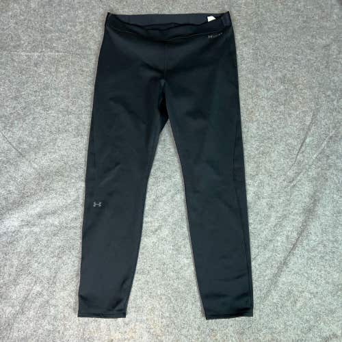 Under Armour Womens Pants Extra Large Black Fitted Base Layer Coldgear Hiking