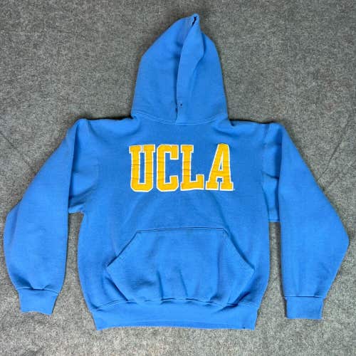 UCLA Bruins Men Hoodie Medium Blue Yellow Sweatshirt College NCAA Football Sport