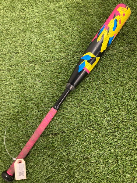 Used Kid Pitch (9YO-13YO) 2023 DeMarini Zoa Glitch Bat USSSA Certified (-8) Composite 23 oz 31"