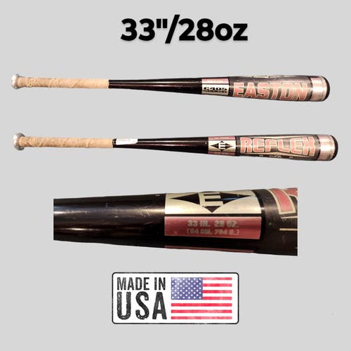 Used Easton Reflex C405 Alloy Bat BRX5H Model 33"/28oz MADE IN USA