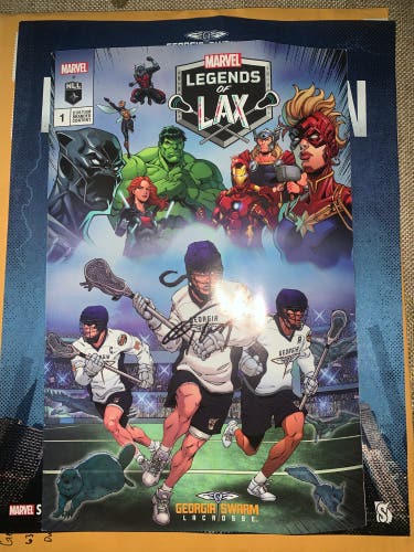 Signed Lacrosse x Marvel Legends of Lax