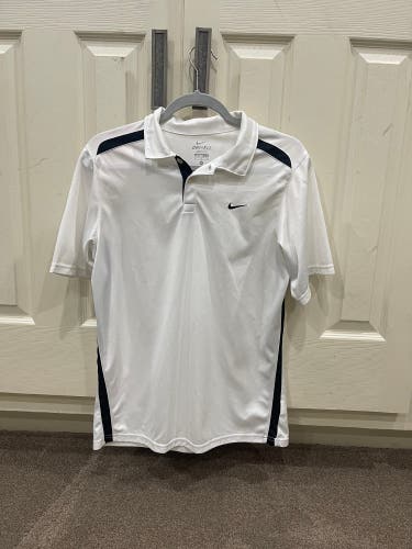 Nike White Golf Dri-Fit Shirt
