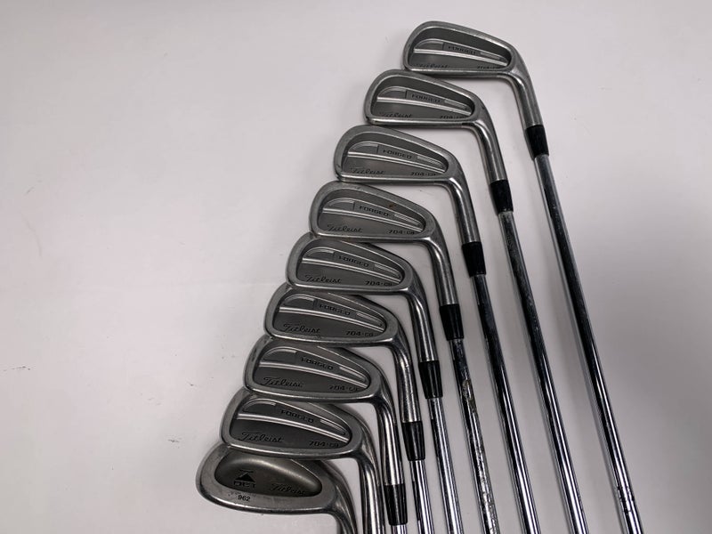 Titleist 704.CB Iron Set 3-PW+SW True Temper Dynamic Gold S300 Stiff Steel RH