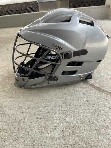Used Goalie Cascade CS-R Youth Helmet with neck guard