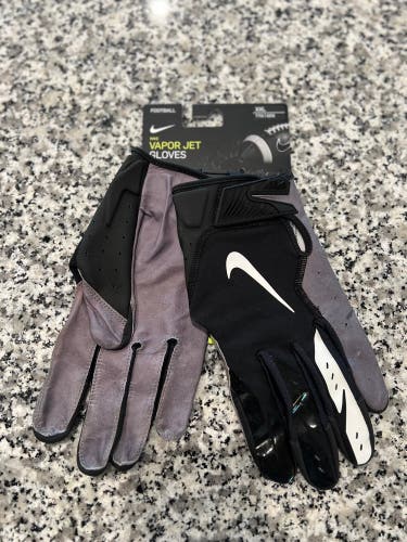 Mens Size 2XL Nike Vapor Jet 5.0 FG NFL Football Gloves Black PGF665-017 New